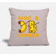 Mac N' Cheese Oven Baked Macaroni Pasta Cheddar Light Taupe Pillow